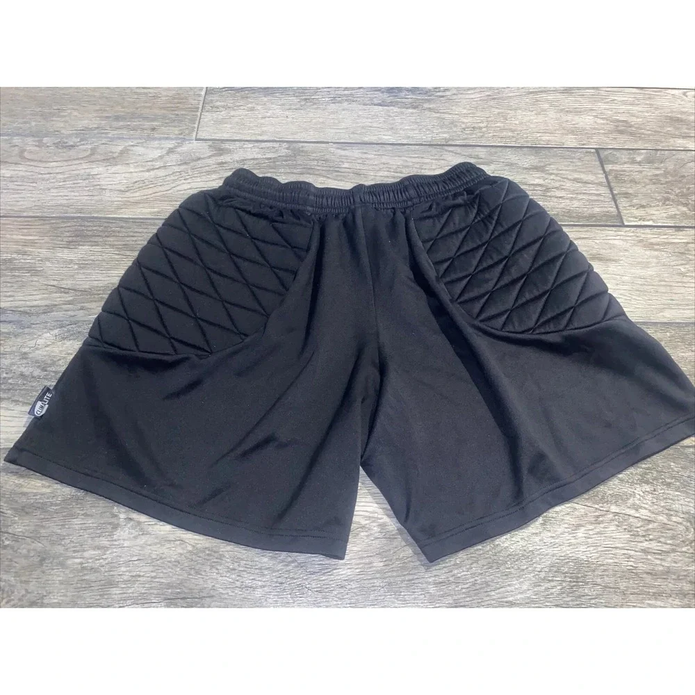 Adidas Padded Shorts Black White Sz Large Mens Soccer‎